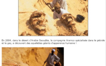 Des squelettes géants découverts en Arabie Saoudite ? Faux, des photomontages