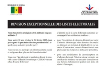 Révision exceptionnelle des listes électorales : Vous êtes citoyen sénégalais civil, militaire ou paramilitaire ?