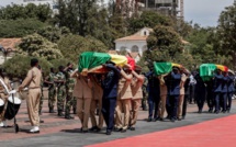 15 photos: Macky Sall salue la mémoire du Colonel El Hadj Mamadou Touré, du capitaine Emmanuel Sarr et de l’adjudant chef Thiendella Fall