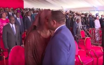 Le bisou du Président Macky Sall à la Première dame Maréme Faye