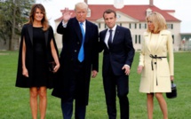 Les couples Trump et Macron se sont retrouvés pour un dîner très glamour
