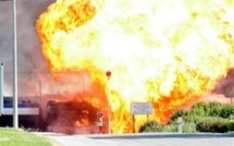 Explosion d’un camion chargé de bouteilles de gaz: Trois blessés et d'important dégâts matériels
