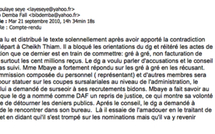 Un complot contre le Dg du « Soleil »