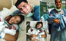 Alvaro Morata : Sa femme a accouché de jumeaux (photos)