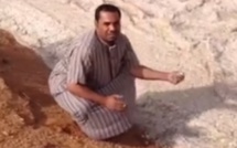 VIDEO- Insolite: Une rivière de sable coule en Irak !