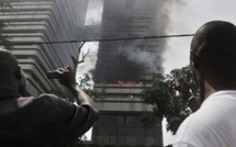 Incendie au siège du Trésor public à Abidjan
