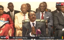 Vidéo : Me Madické Niang assure qu'il sera candidat à la Présidentielle 2019