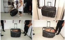 Evasion ratée : Le détenue retrouvé dans une valise volumineuse.