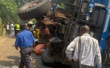 A Sédhiou, un camion termine sa course dans une chambre