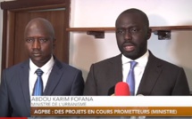 VIDEO - AGPBE : Abdou Karim Fofana présente les projets en cours au nouveau DG