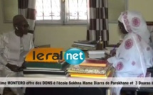 VIDEO - Maxime MONTEIRO offre des dons à l'école SOKHNA MAME DIARRA de POROKHANE et à 3 Daaras A NIORO