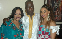 Djly Créations épouse Nadège : La photo du couple du mois à Dakar, Oumou Sow invitée spéciale du mariage