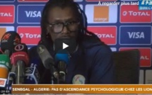VIDEO - Aliou Cissé: "l'Algérie est notre bête noire mais on a une nouvelle génération"