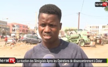 La réaction des sénégalais après le désencombrement à Dakar