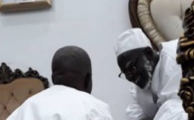 TOUBA: Première visite de Mahammed Dionne après sa sortie d’hôpital, auprès du Khalife Général des Mourides