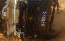 Accident à Dagana  - Le car qui transportait l'équipe de navétanes, se renverse