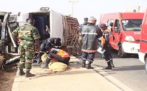 Croisement Petit Mbao : Un accident entre un car Ndiaga Ndiaye et un camion frigorifique fait 3 morts