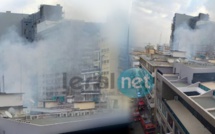 Incendie au Trésor : La situation est sous contrôle et le service fonctionne ( Le bureau d'un conseiller a pris feu )