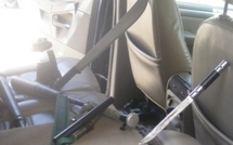 ST LOUIS : Voici les armes trouvées dans la voiture DK 54-55 AH de Malick Noël SECK