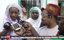 VIDEO - Madame NIASS Oumou KALSOUM SY sur les relations KAOLACK - TIVAOUANE et récite des versets de prières...