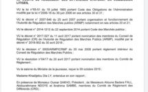 PRODAC - GREEN 2000: Comment l'Armp a couvert un gré à gré de 3 milliards de FCfa (Documents)