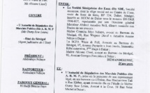 Contrat d’affermage de l’eau : lisez l’intégralité de l’arrêt rendu par la Cour suprême qui déboute  la SDE