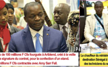 La bamboula d’Alioune Sarr à Paris... ( Journal Kritik Hebdo  )