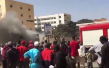 VIDEO - Un incendie emporte deux bus à l'école Hyacinthe Thiandioum