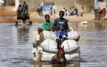 Une charrette dans l’eau