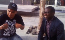 Philip Monteiro et Bamba Style en plein tournage