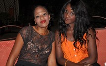 Gabrielle Goudiaby avec la belle Kiné en mode soirée de gala