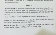 Interdiction des manifestations publiques : Ce que attend les contrevenants