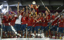 Gloire éternelle à l'Espagne L'Espagne, en écrasant l'Italie (4-0), est devenue la première nation à réaliser un triplé Euro -Coupe du monde - Euro. Historique et inouï.