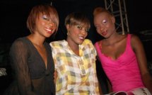 Fleur Mbaye et Ndèye Astou Seck lors du défilé de mode Ombelico