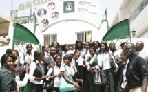 Coumba Gawlo avec les étudiants de l'IAM