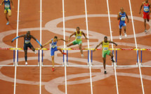 Mamadou Kassé Hann en demi-finale du 400 m haies