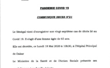 Covid 19: Le Sénégal vient d’enregistrer son 27e décès