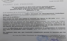 Reprise des cours demain 2 juin 2020: l’Office Diocésain de Dakar dit poliment « non ! » et explique pourquoi…