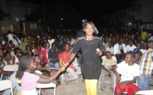 Amy Collé Dieng lors de la journée culturelle de l'Association des jeunes de Cité Sonatel et Sipres