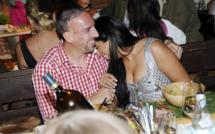Franck Ribéry et sa femme Wahiba, fidèles à la fête de la bière