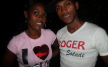 Dj Roger Sodade de Nostalgie en compagnie de Claudia, fan de la "Fièvre du Samedi Soir"