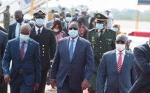 Accra: Arrivée de Macky Sall pour la réunion spéciale de la Cedeao (Photos)