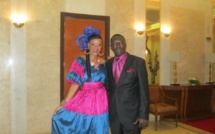 Dyana Seck et Pape Faye au gala des 140 ans de la commune de Saint-Louis