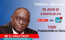 EN DIRECT -  EDITION SPECIAL ELECTION GUINEENNE AVEC ME EL HADJI DIOUF AVOCAT DE CELLOU DALEIN DIALLO - LERAL TV 