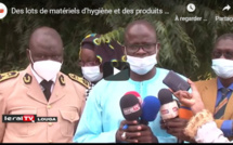 Lutte contre la Covid-19 en milieu scolaire: Des lots de matériels d'hygiène et des produits alimentaires offerts aux établissements de Niomré