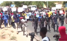 Marche de protestation des étudiants de l’Université Iba Der Thiam de Thiès