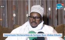 Serigne Bass Abdou Khadr: " Abdou Ahad Gaïndé Fatma suit la voie tracée par Cheikh Ahmadou Bamba"