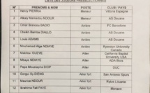 JO Tokyo: Liste des 16 « Lions » convoqués pour le tournoi qualificatif de Belgrade