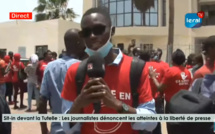 Sit-in devant la Tutelle : Les journalistes dénoncent les atteintes à la liberté de presse