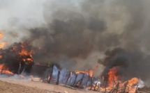 Gros dégâts à Kolda: Un grave incendie consume une vingtaine de maisons…